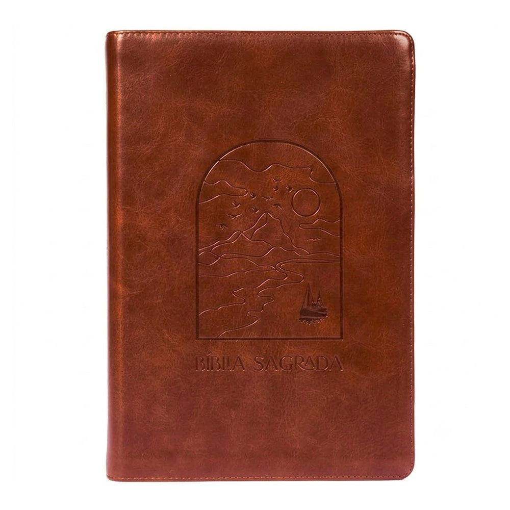 Bíblia The Purpose Book | A21 | Letra Normal | Espaço Para Anotações | Capa Couro Soft Janela