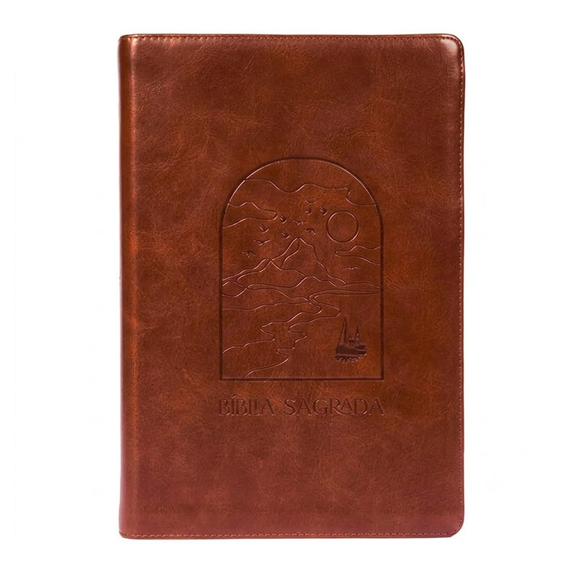 Bíblia The Purpose Book | A21 | Letra Normal | Espaço Para Anotações | Capa Couro Soft Janela