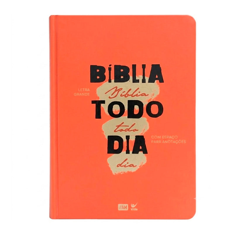 Bíblia Todo Dia Laranja | AM |  Letra Grande