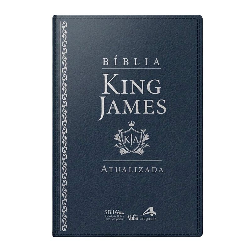 Bíblia de Estudo King James | KJA Letra Grande | Azul