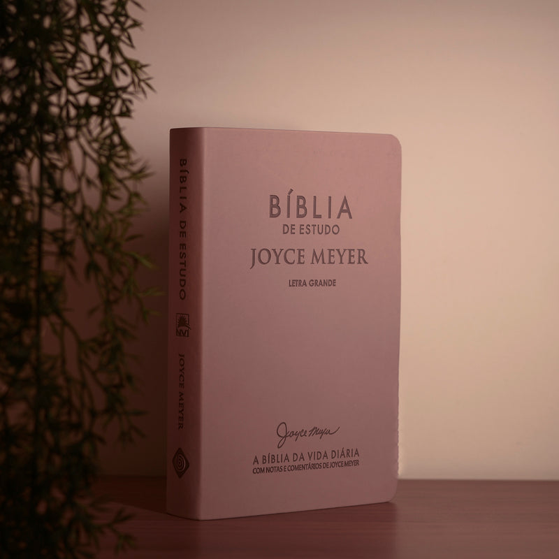 Bíblia de Estudo Joyce Meyer | NVI | Letra Grande | Capa Nude