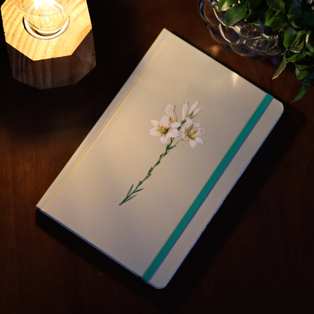 Kit Lírios | Bíblia Sagrada Lírios Capa Dura com Caderno Moleskine
