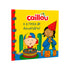 Livro infantil Caillou E a Festa de Aniversário!, capa amarela com Caillou e amigos. — Plenitude