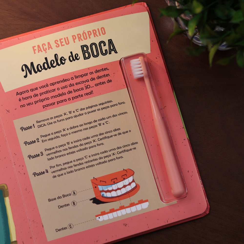 Como Escovar Seus Dentes | Capa Rosa