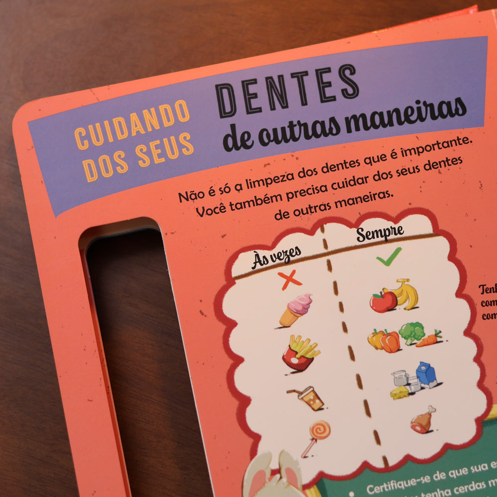 Como Escovar Seus Dentes | Capa Rosa