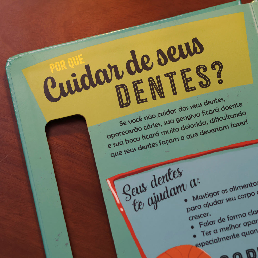 Como Escovar Seus Dentes | Capa Verde