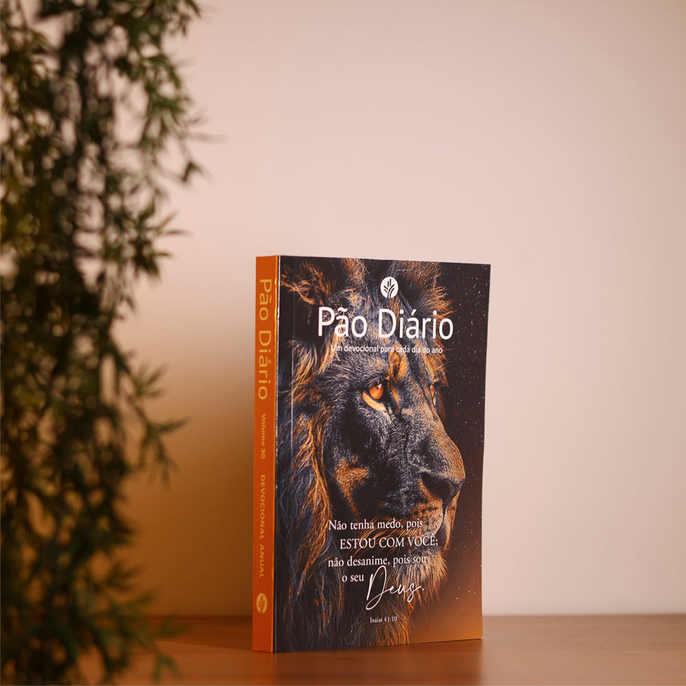 Kit 10 Livros | Devocional Pão Diário | Vol.30 Leão | Não Tenha Medo