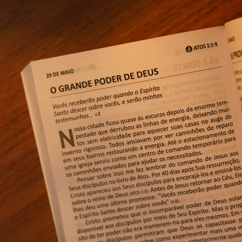 Kit 10 Livros | Devocional Pão Diário | Vol.30 Leão | Não Tenha Medo