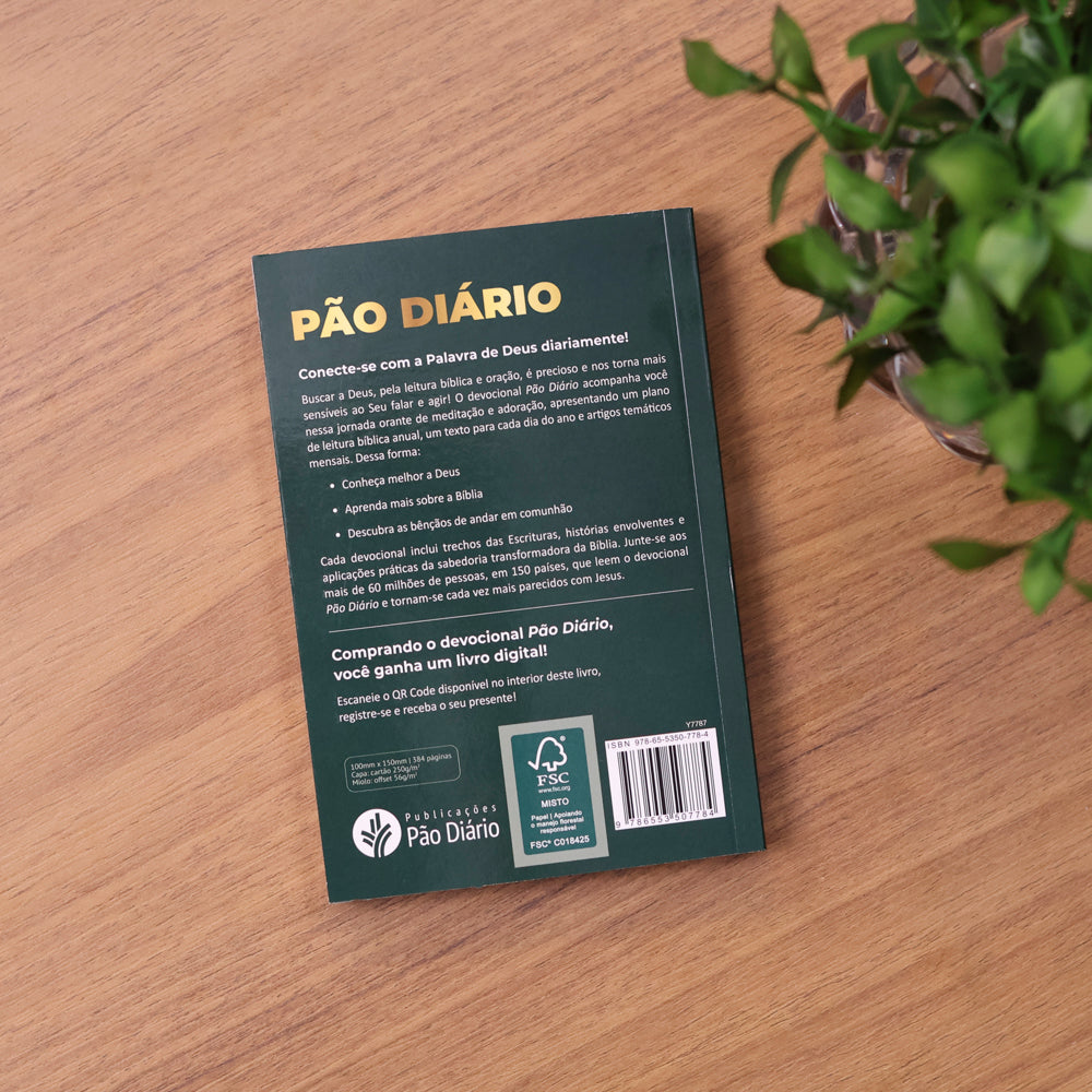 Kit 10 Livros |  Devocional Pão Diário | Vol.30 | Verde