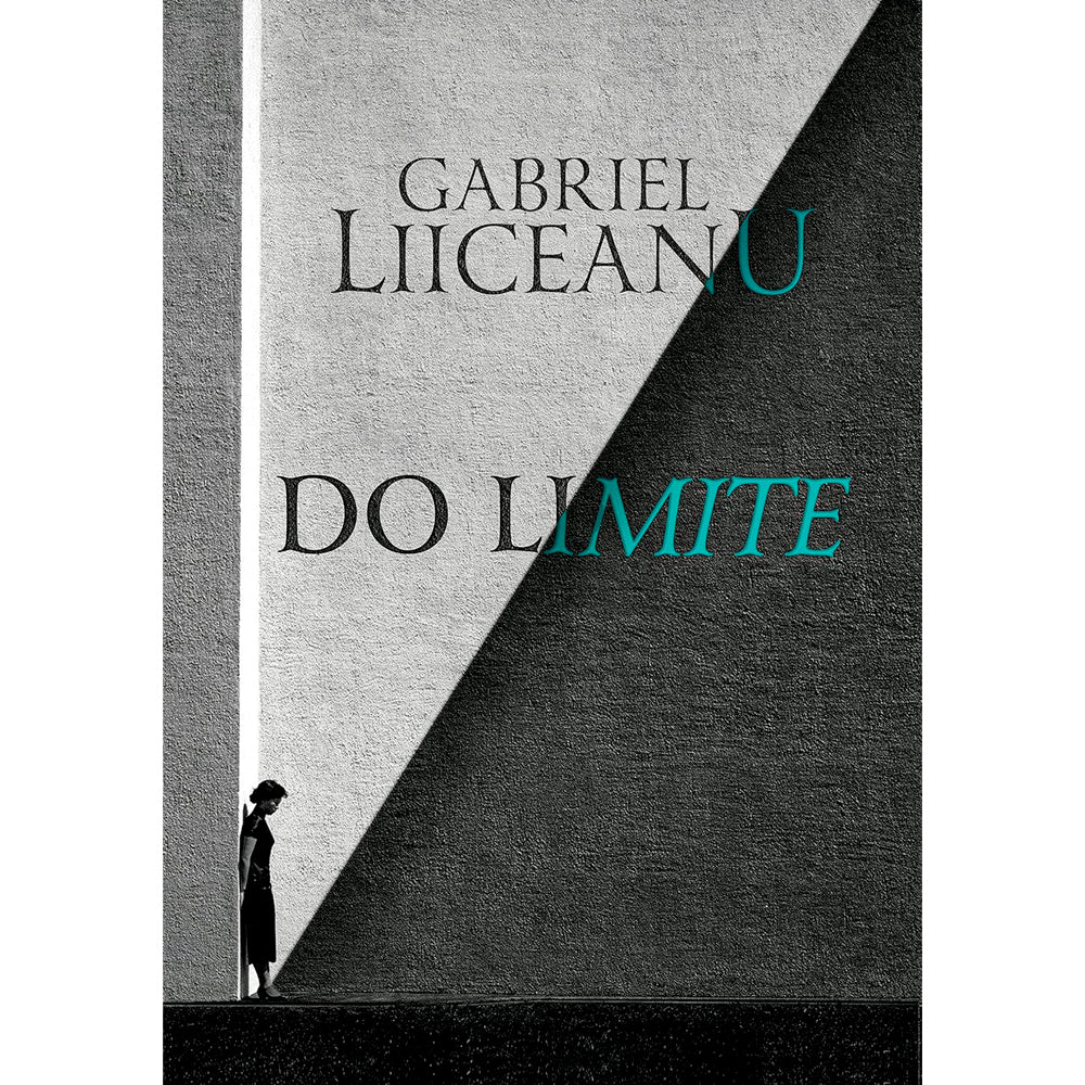 Livro de capa comum, "Do Limite" de Gabriel Liiceanu, com imagem de parede dividida em preto e branco e silhueta. — Plenitude