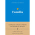 Livro Família Tesouros de Família de Elma Van Vliet, capa azul e marrom com coração dourado. — Plenitude