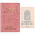 Kit Bíblia de Estudo Joyce Meyer NVI Letra Grande Capa Rosa e Caderno de Oração, capas rosa e bege. — Plenitude