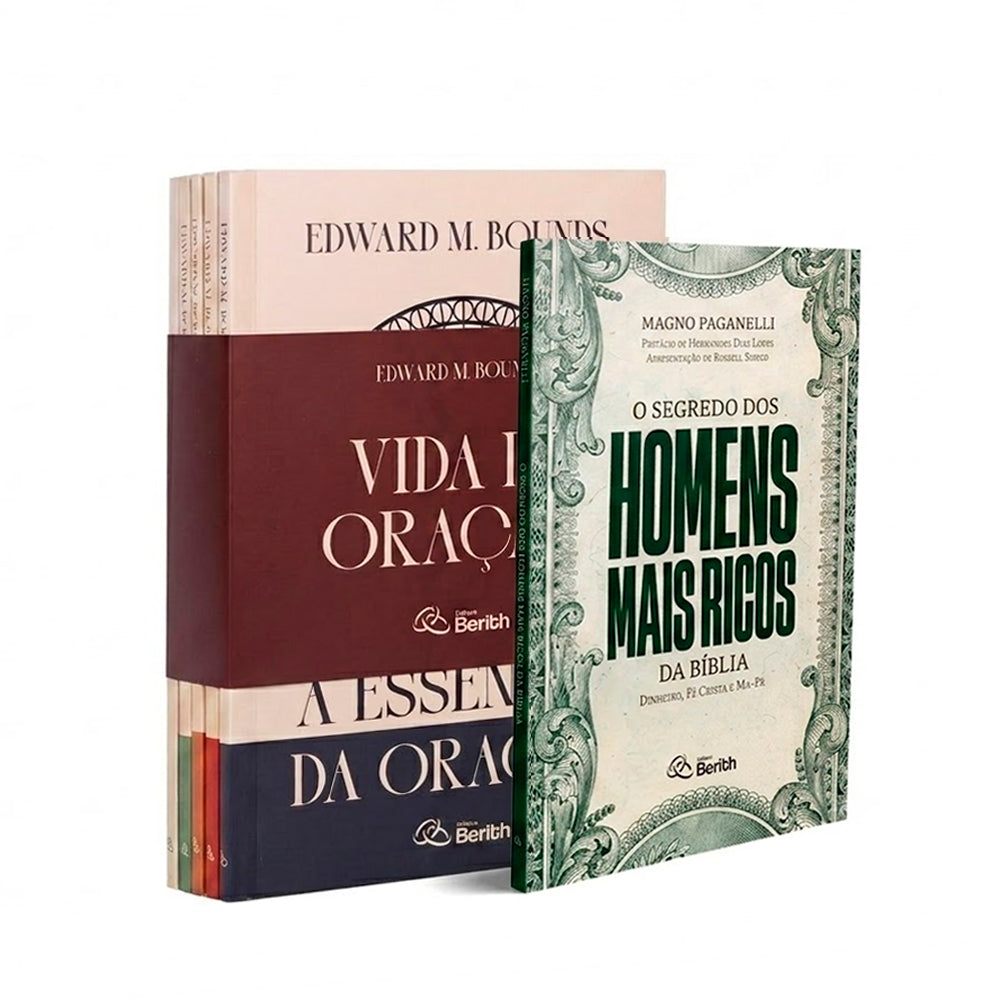 Kit Box Vida de Oração | Edward M. Bounds + O Segredo dos Homens Mais Ricos da Bíblia | Magno Paganelli