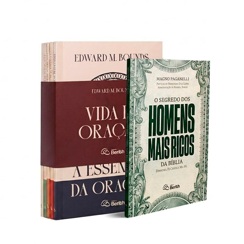 Kit Box Vida de Oração | Edward M. Bounds + O Segredo dos Homens Mais Ricos da Bíblia | Magno Paganelli