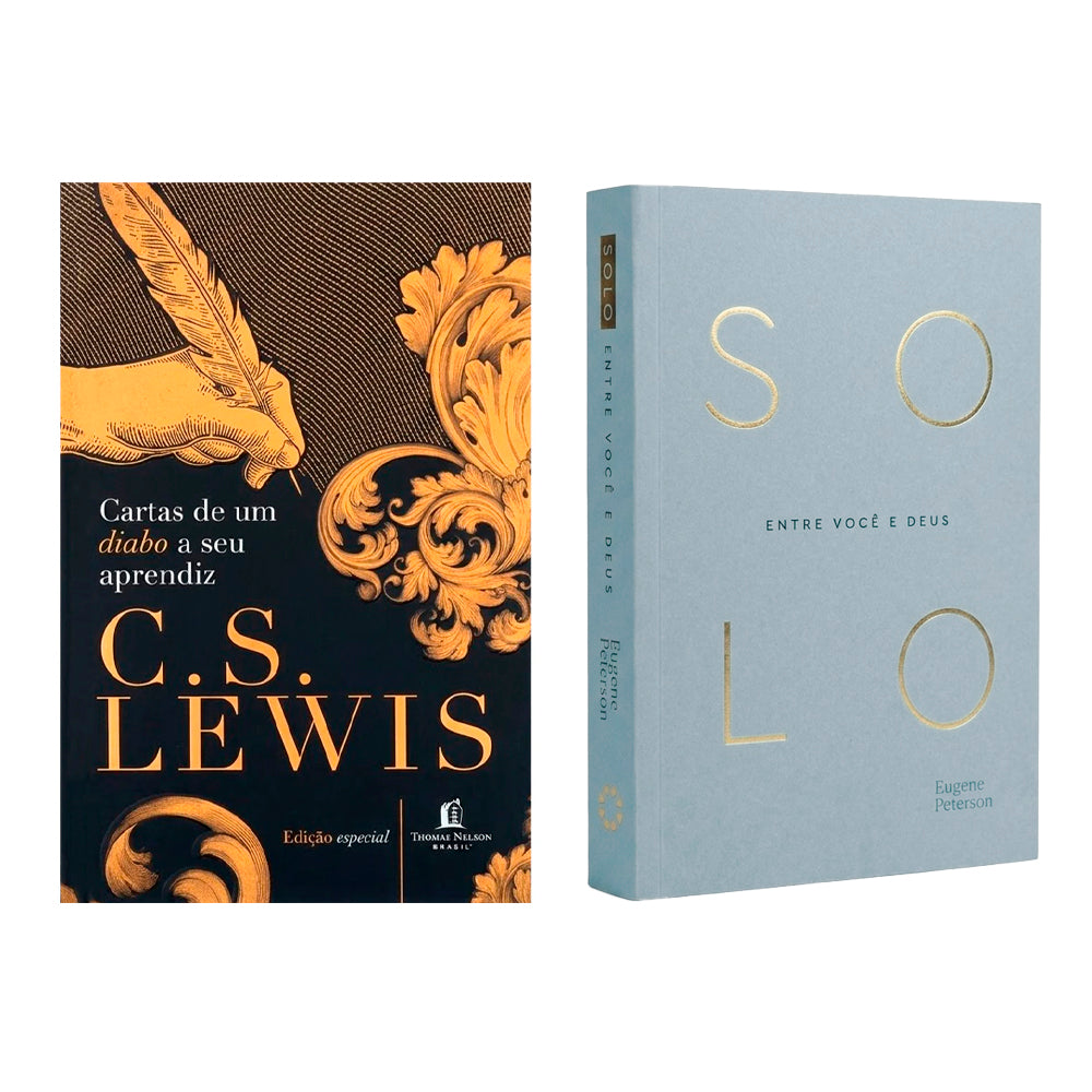 Kit Cartas de um Diabo a Seu Aprendiz | C. S. Lewis + Devocional Solo | Eugene Peterson