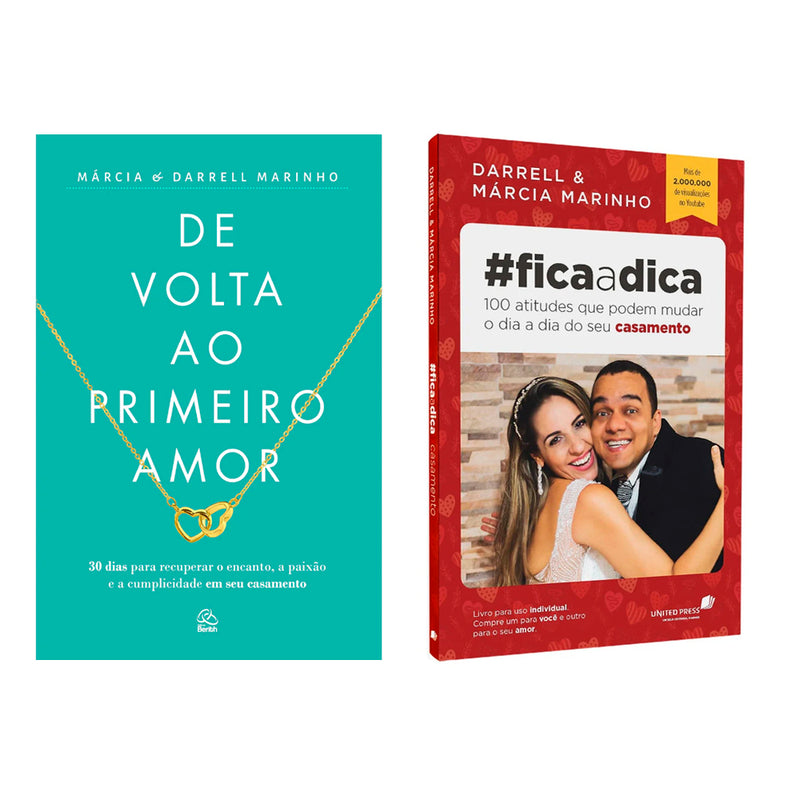 Kit De Volta ao Primeiro Amor + #Fica a Dica Vermelho | Márcia e Darrell Marinho