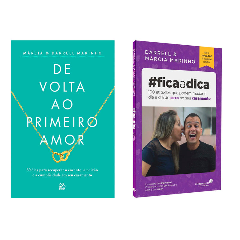 Kit De Volta ao Primeiro Amor + #Fica a Dica Roxo | Márcia e Darrell Marinho