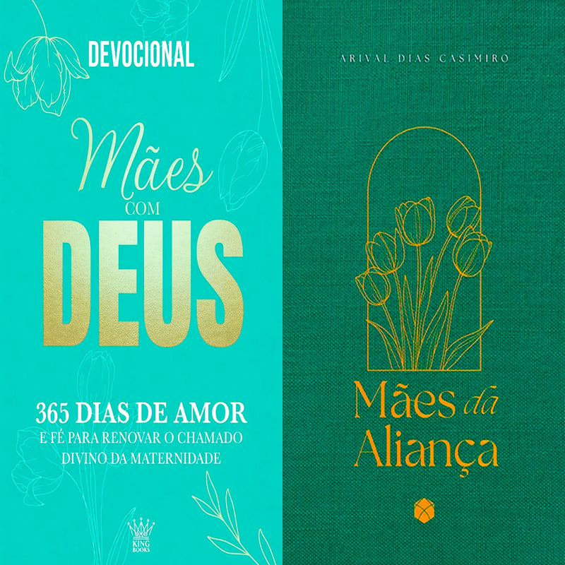 Kit Devocional Mães Com Deus | 365 Dias de Amor + Devocional Mães da Aliança 2026 | Arival Dias Casimiro