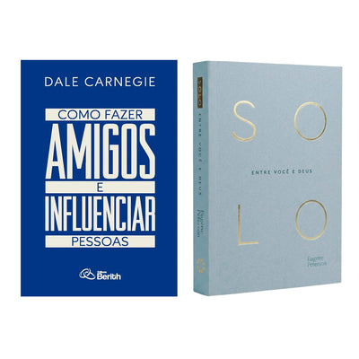 Kit Devocional Solo | Eugene Peterson + Como Fazer Amigos e Influenciar Pessoas | Dale Carnegie