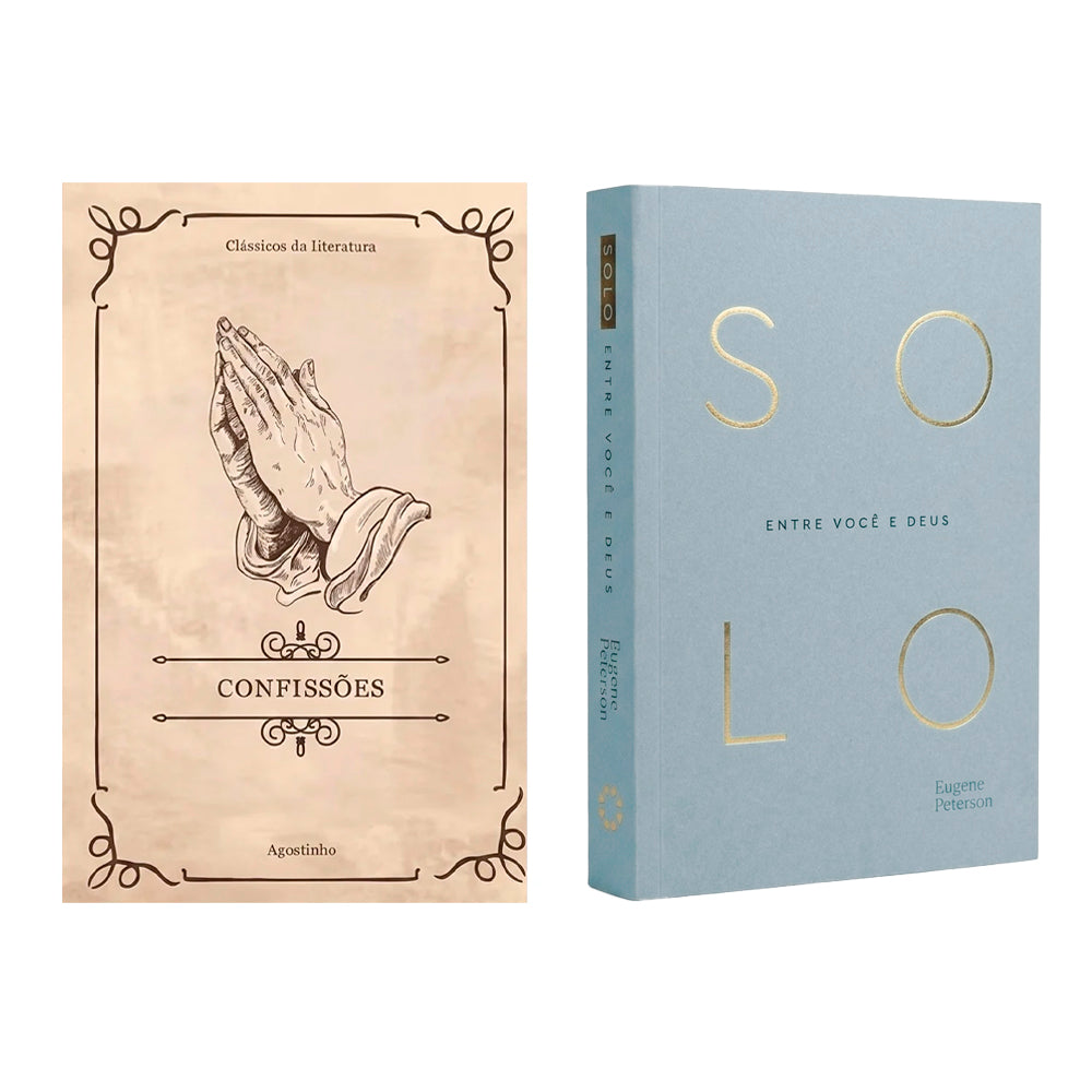 Kit Devocional Solo | Eugene Peterson + Confissões | Clássicos da Literatura | Agostinho