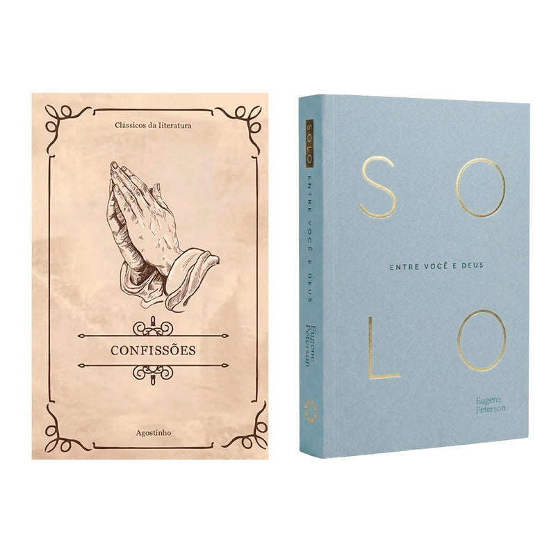 Kit Devocional Solo | Eugene Peterson + Confissões | Clássicos da Literatura | Agostinho