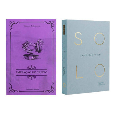 Kit Devocional Solo | Eugene Peterson + Imitação de Cristo | Clássicos da Literatura | Tomás Kempis