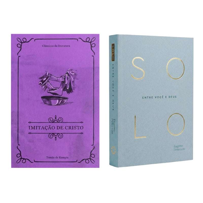 Kit Devocional Solo | Eugene Peterson + Imitação de Cristo | Clássicos da Literatura | Tomás Kempis