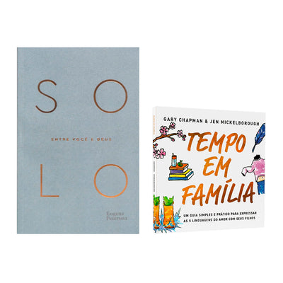 Kit Devocional Solo | Eugene Peterson + Tempo em Família | Gary Chapman e Jen Mickelborough