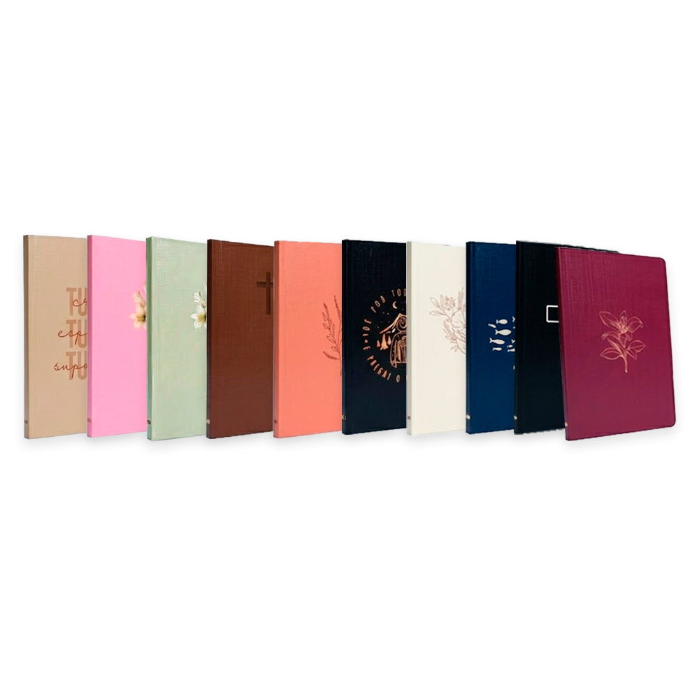 Kit 10 Livros Bloco de Anotações | Capa Brochura