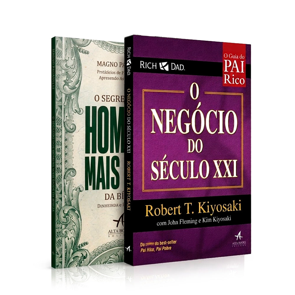 Kit O Negócio do Século XXI + O Segredo dos Homens Mais Ricos da Bíblia