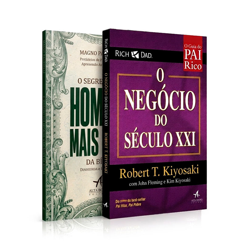 Kit O Negócio do Século XXI + O Segredo dos Homens Mais Ricos da Bíblia