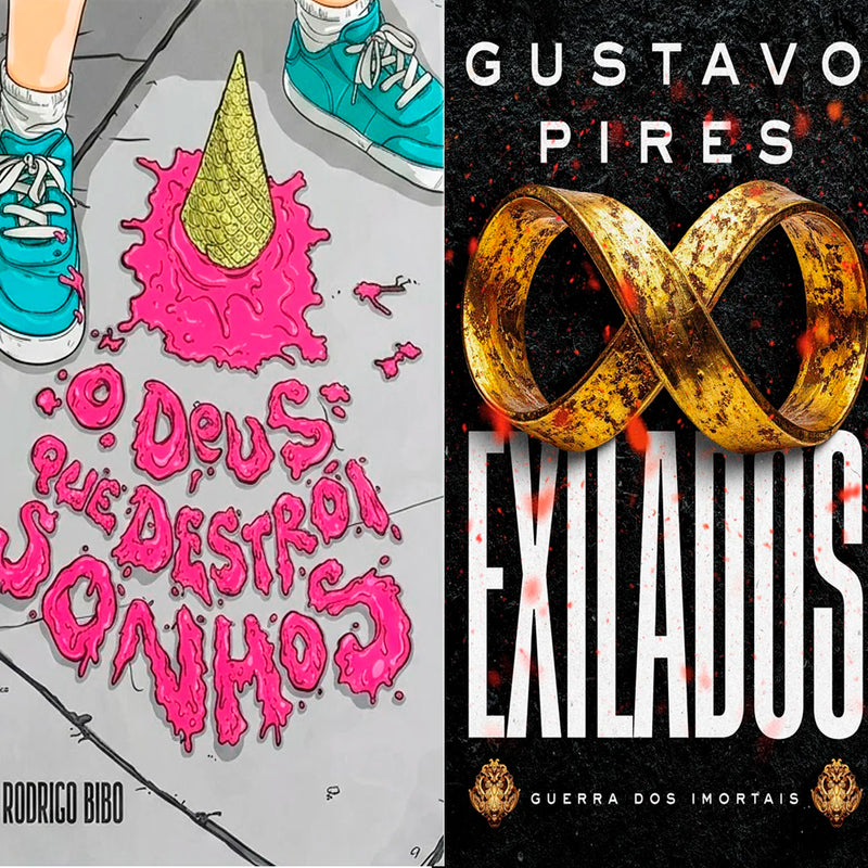 Kit Exilados | Gustavo Pires + O Deus que Destrói Sonhos | Rodrigo Bibo
