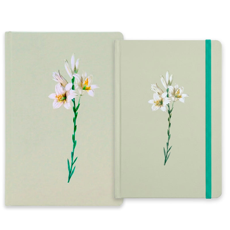 Kit Lírios | Bíblia Sagrada Lírios Capa Dura com Caderno Moleskine