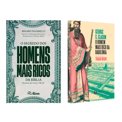 Kit O Homem Mais Rico da Babilônia + O Segredo dos Homens Mais Ricos da Bíblia