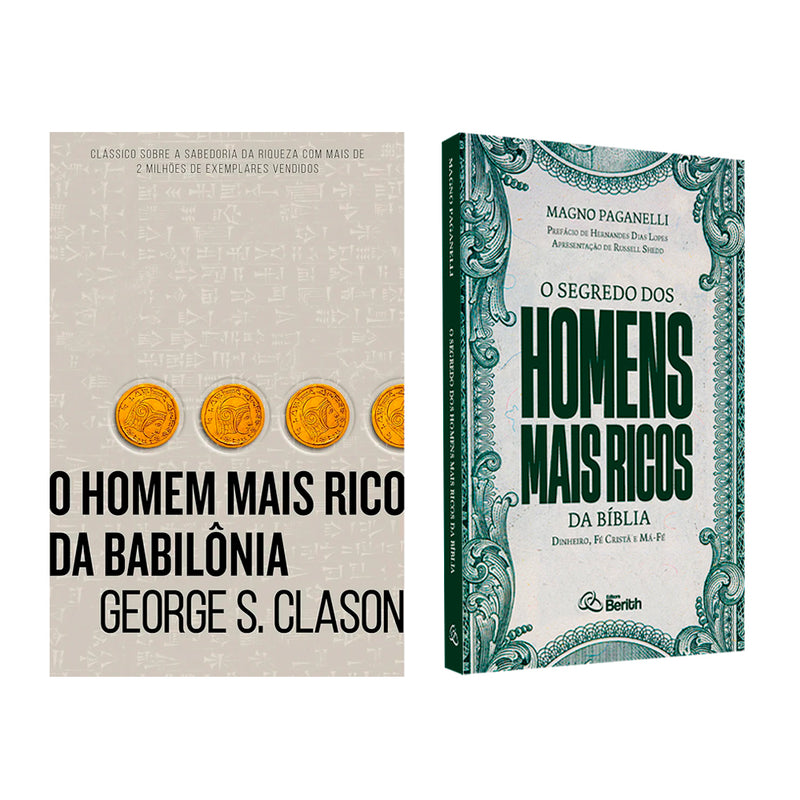 Kit O Homem Mais Rico da Babilônia | Magno Paganelli + O Segredo dos Homens Mais Ricos da Bíblia | George S. Clason | Harper Collins