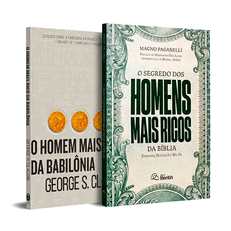 Kit O Homem Mais Rico da Babilônia | Magno Paganelli + O Segredo dos Homens Mais Ricos da Bíblia | George S. Clason | Harper Collins
