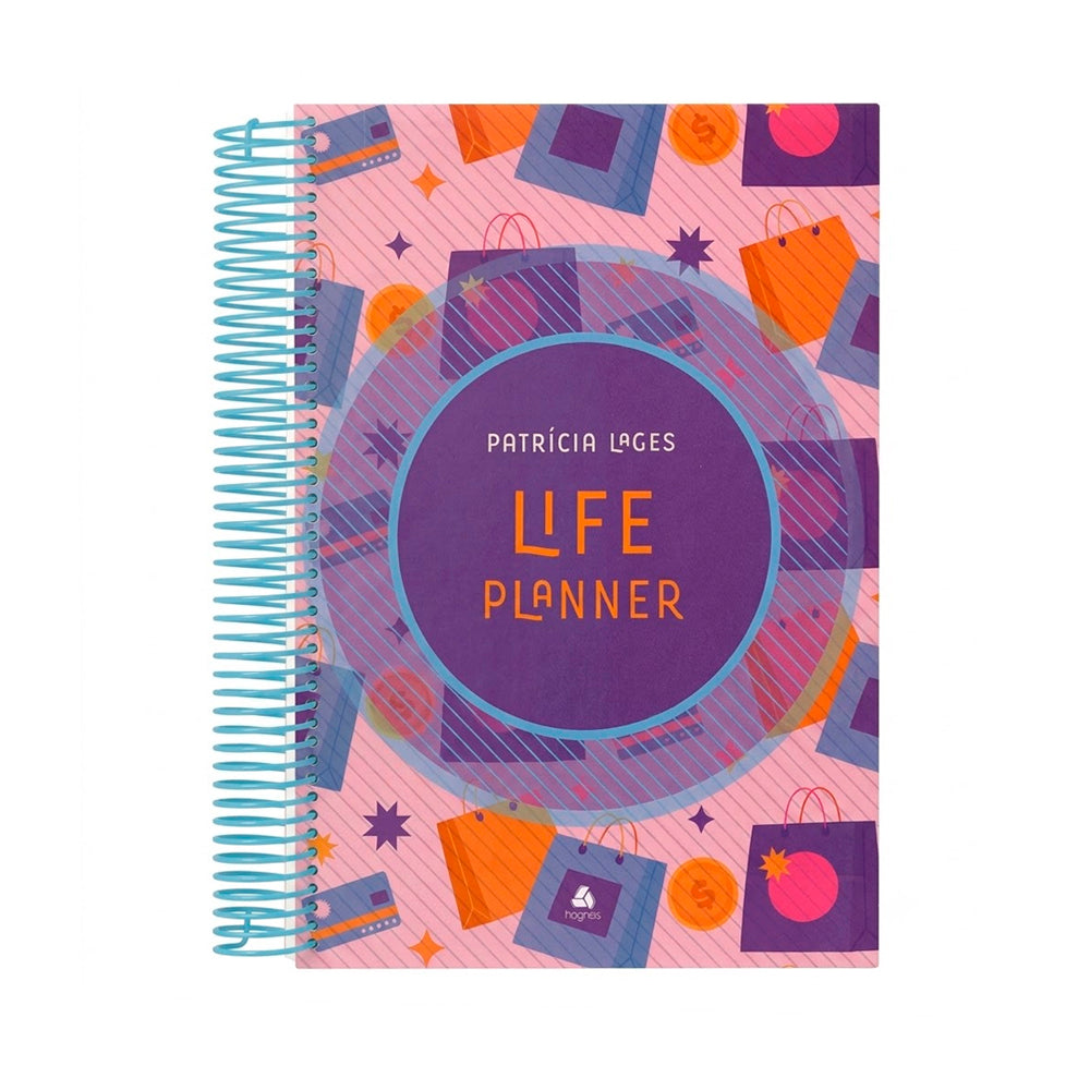 Life Planner: Vida e Finanças | Patrícia Lages | Capa Dura Espiral Organização