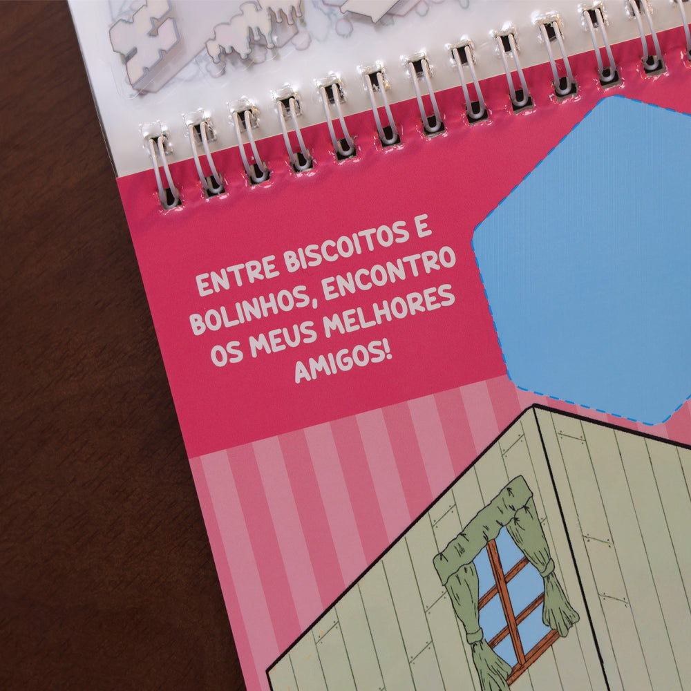 Livro Cenário 3D | Monte Cenários com Adesivos em Miniatura 2