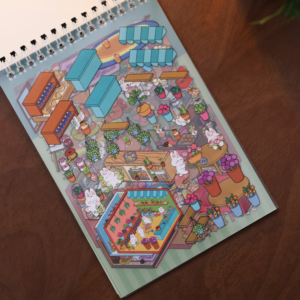 Livro Cenário 3D | Monte Cenários com Adesivos em Miniatura 4