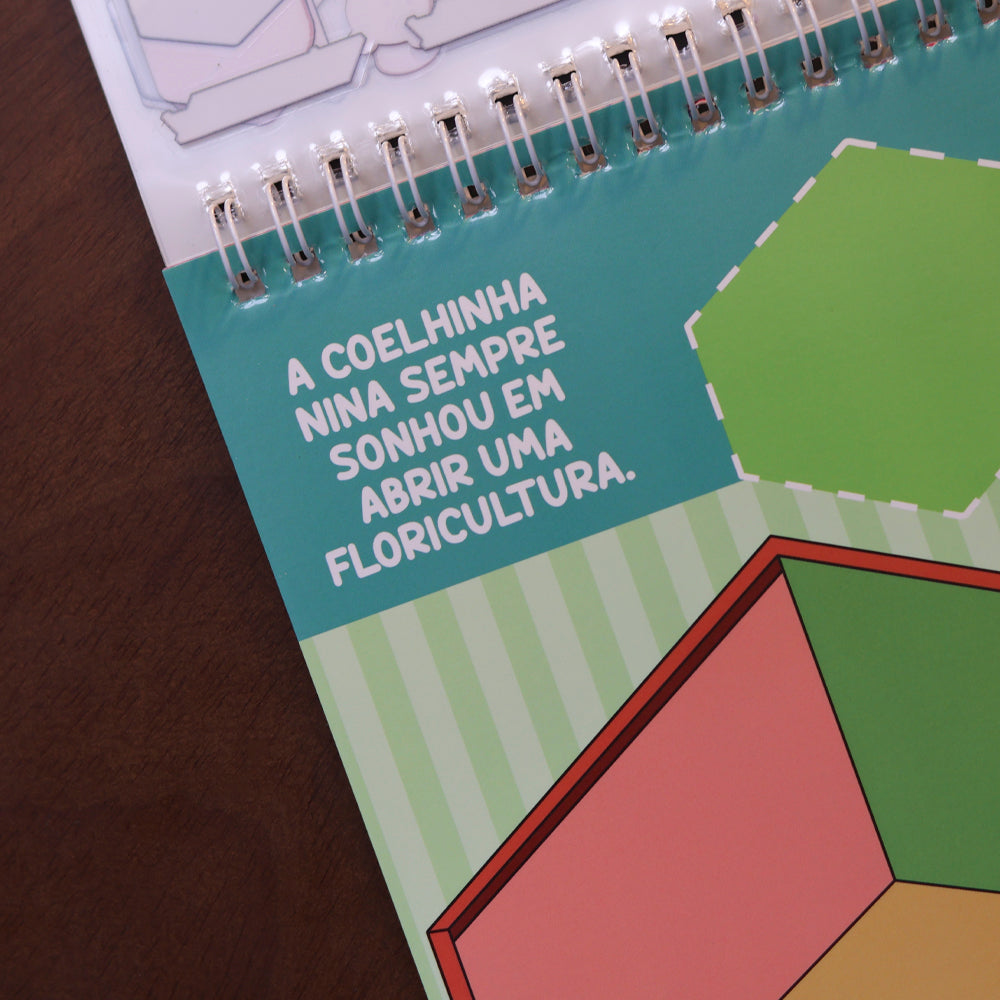 Livro Cenário 3D | Monte Cenários com Adesivos em Miniatura 4