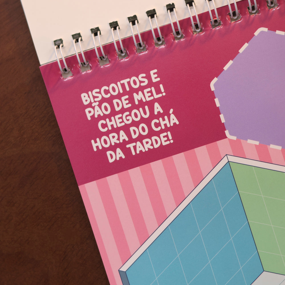 Livro Cenário 3D | Monte Cenários com Adesivos em Miniatura 4