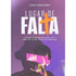 Capa do livro Lugar De Falta, com fundo roxo e uma cruz laranja no centro. — Plenitude