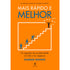 Livro de capa comum, "Mais Rápido e Melhor" de Charles Duhigg, capa laranja com ilustração de pessoas subindo escadas. — Plenitude