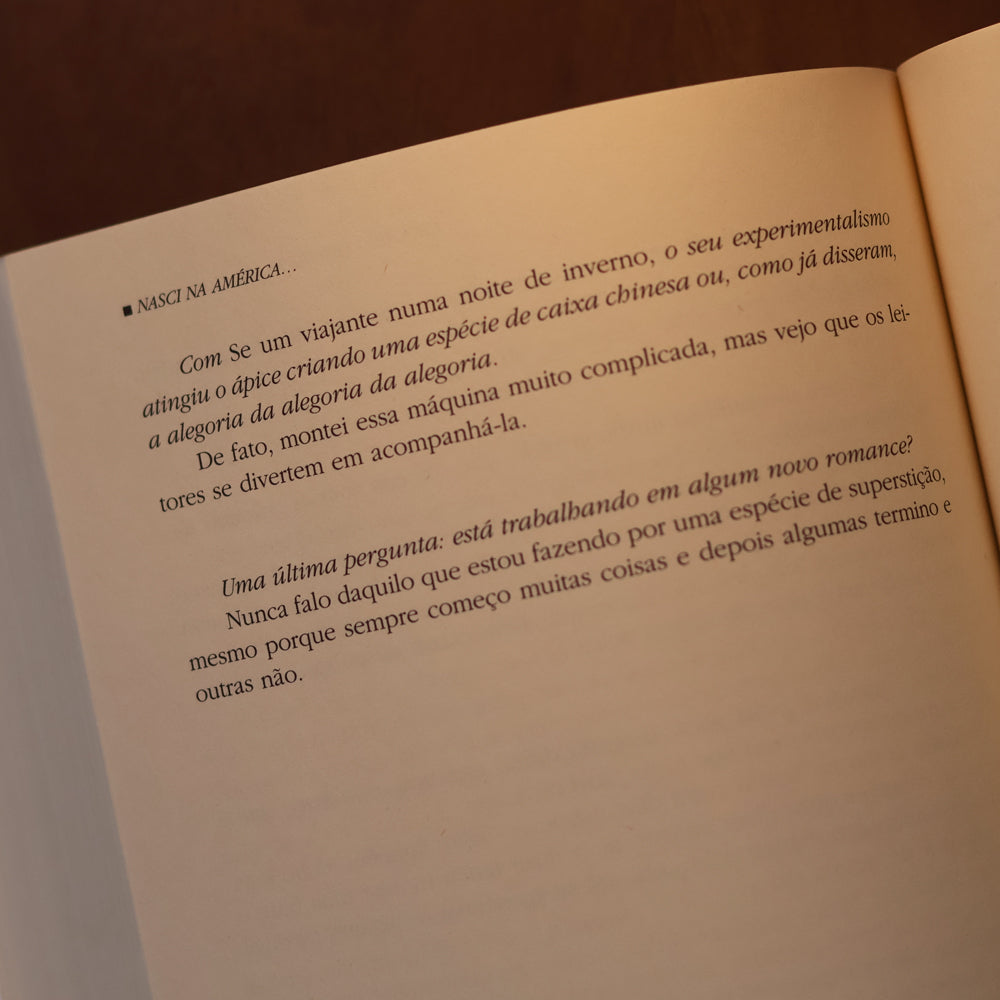 Nasci na América | Italo Calvino