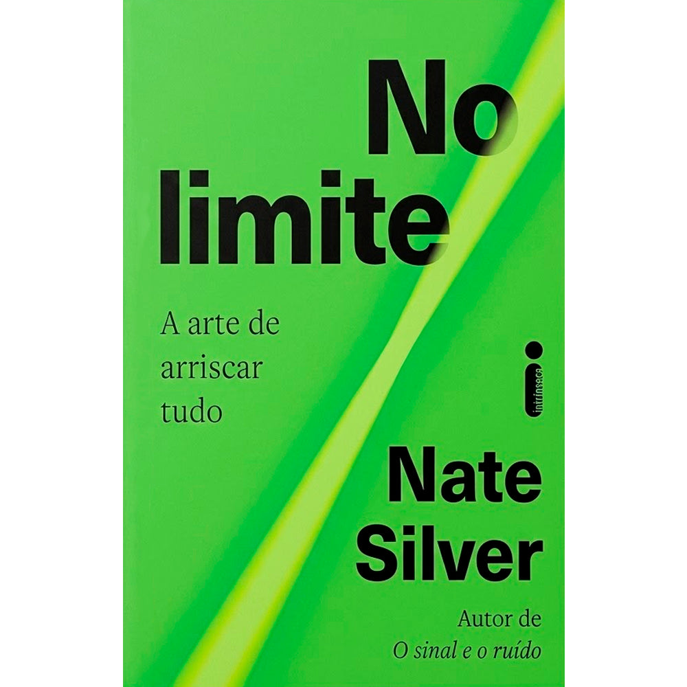 Livro No Limite, capa verde limão com título em branco e preto. — Plenitude