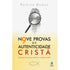 Livro de capa comum, Nove Provas de Autenticidade Cristã, de Patrick Dugan, com capa branca e lupa sobre impressão digital. — Plenitude