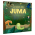 Livro infantil O Voo de Juma, capa ilustrada com animais da floresta. — Plenitude