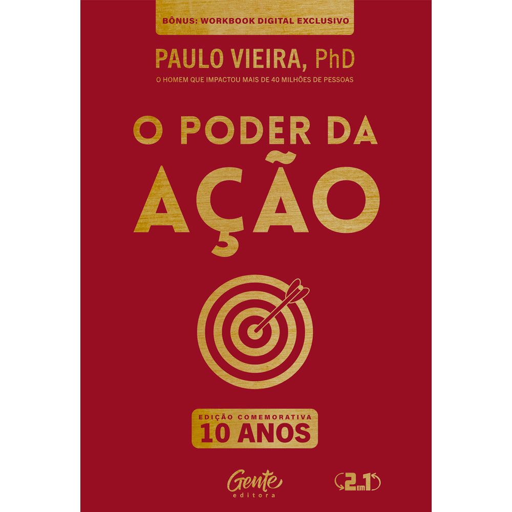 Livro O Poder da Ação | O Poder da Autorresponsabilidade (2 em 1) | Edição C, capa vermelha. — Plenitude
