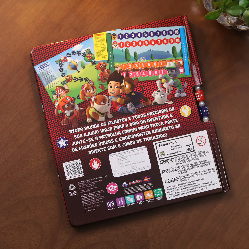 Patrulha Canina | Livro de Jogos | Capa Dura