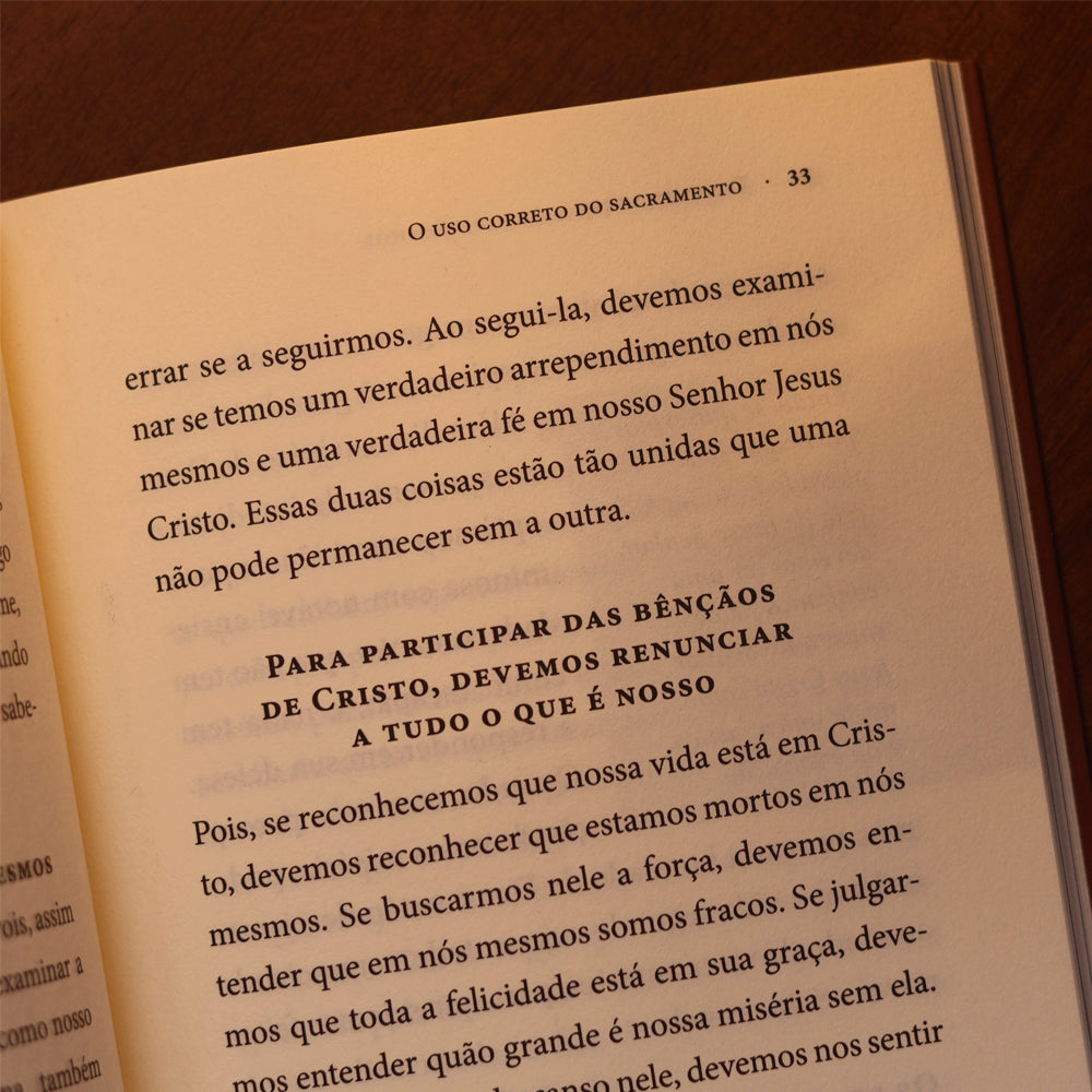 Tratado Sobre a Ceia do Senhor | João Calvino